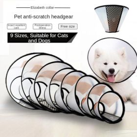 Pet Anti Bite Anti Grasping Large Anti Licking Collar Medical Recovery Cone Ring Pets Elizabethan Collar Healthy Pet Accessories (Color: White, Size: 3)