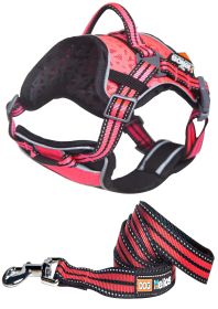 Helios Dog Chest Compression Pet Harness and Leash Combo (Size: Small - (HA6PKSM))