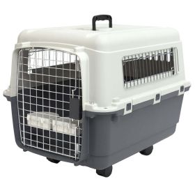 Plastic Dog IATA Airline Approved Kennel Carrier, Medium (Size: L)